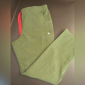 Figs Green Scrub Pants. Size Large.